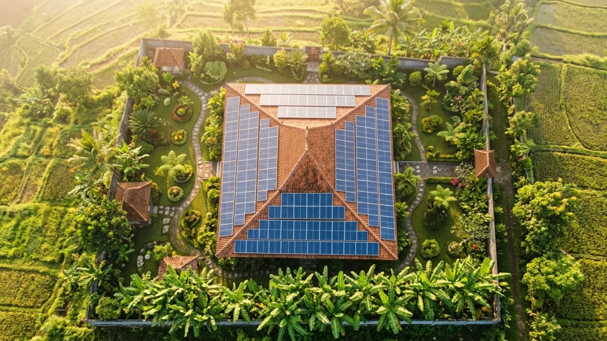 Paket panel surya 5500 VA: rumah besar 2-3 lantai